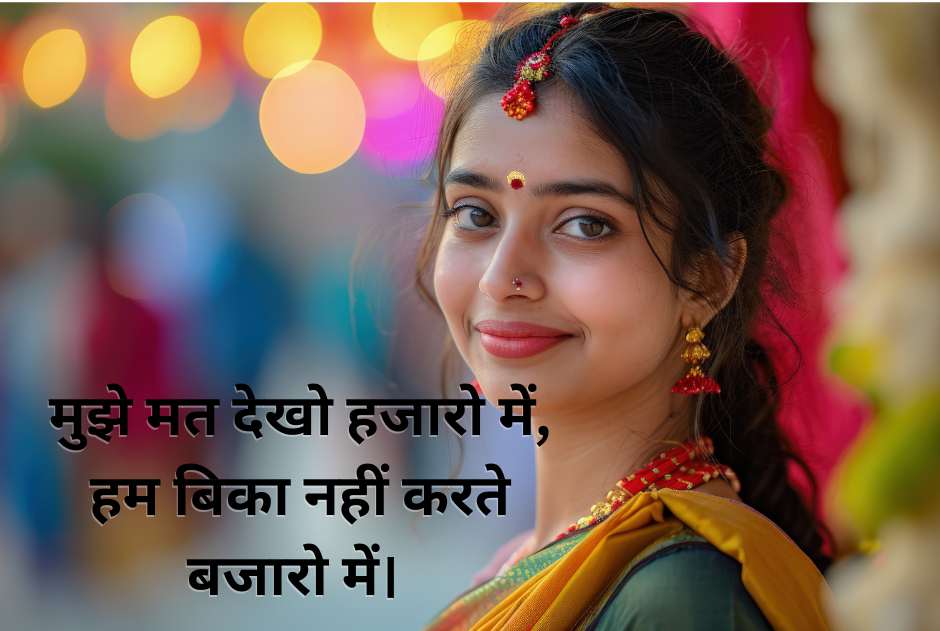 sttitude shyari for girl in hindi